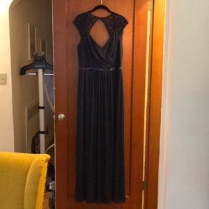 David's Bridal bridesmaid gown